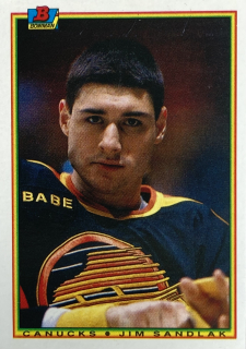 1990-91 Bowman #055 Jim Sandlak