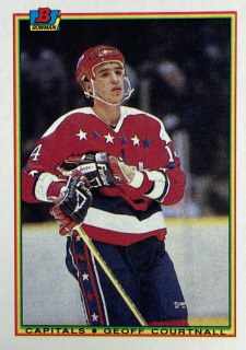 1990-91 Bowman #073 Geoff Courtnall