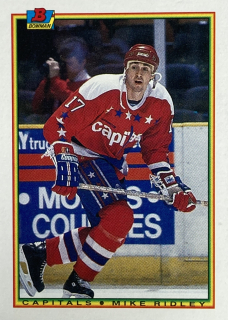 1990-91 Bowman #077 Mike Ridley