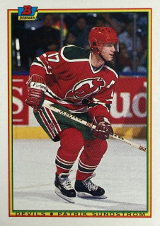 1990-91 Bowman #089 Patrik Sundstrom