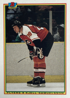 1990-91 Bowman #111 Kjell Samuelsson