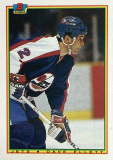 1990-91 Bowman #132 Dave Ellett