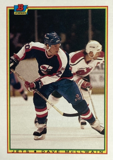 1990-91 Bowman #136 Dave McLlwain