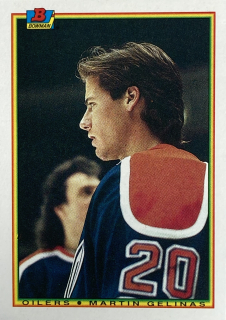 1990-91 Bowman #190 Martin Gelinas