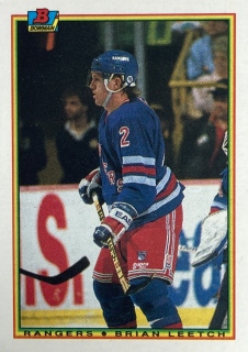 1990-91 Bowman #215 Brian Leetch