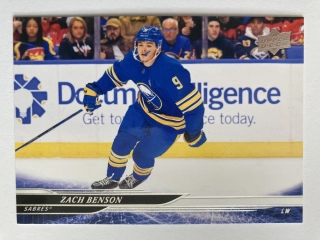 2024-25 UD Series 1 #024 Zach Benson