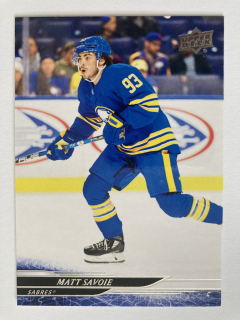 2024-25 UD Series 1 #028 Matt Savoie