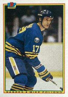 1990-91 Bowman #247 Mike Foligno