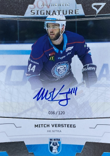 2019/20 Tipsport liga #A05 Mitch Versteeg - AUTHENTIC SIGNATURE /120