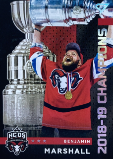 2019/20 Tipsport liga #CH3 Benjamin Marshall - 2018-19 CHAMPIONS