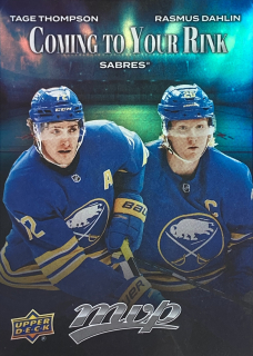 2025-26 MVP #CR-03 Tage Thompson / Rasmus Dahlin - COMING TO YOUR RINK