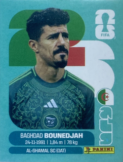2026 FIFA World Cup Stickers #ALG19 Baghdad Bounedjah