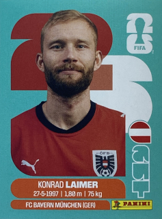 2026 FIFA World Cup Stickers #AUT12 Konrad Laimer