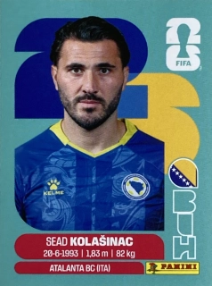 2026 FIFA World Cup Stickers #BIH04 Sead Kolašinac