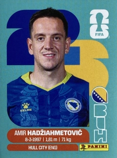 2026 FIFA World Cup Stickers #BIH08 Amir Hadžiahmetović