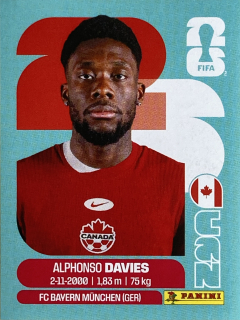 2026 FIFA World Cup Stickers #CAN03 Alphonso Davies