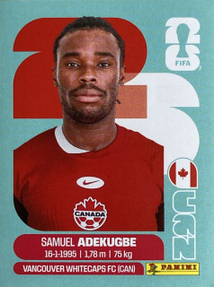 2026 FIFA World Cup Stickers #CAN05 Samuel Adekugbe