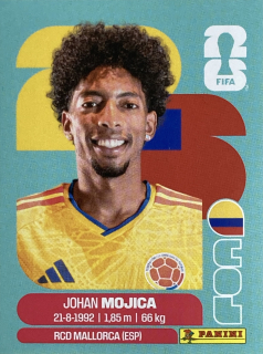 2026 FIFA World Cup Stickers #COL07 Johan Mojica