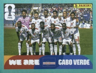 2026 FIFA World Cup Stickers #CPV13 We Are Cabo Verde