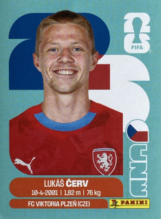 2026 FIFA World Cup Stickers #CZE11 Lukáš Červ