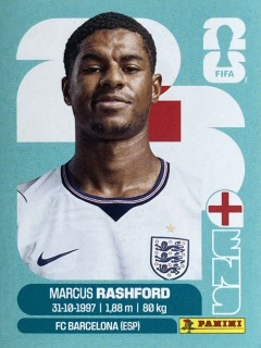 2026 FIFA World Cup Stickers #ENG19 Marcus Rashford