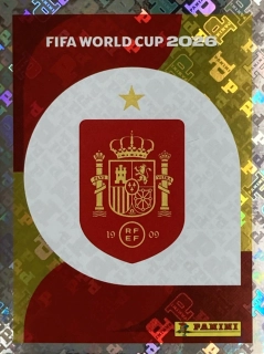 2026 FIFA World Cup Stickers #ESP01 Team Logo - FOIL