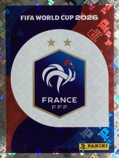 2026 FIFA World Cup Stickers #FRA01 Team Logo - FOIL