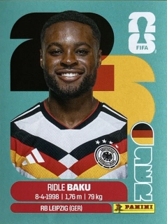 2026 FIFA World Cup Stickers #GER08 Ridle Baku
