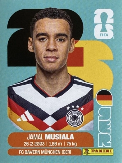 2026 FIFA World Cup Stickers #GER15 Jamal Musiala
