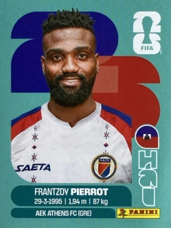 2026 FIFA World Cup Stickers #HAI20 Frantzdy Pierrot