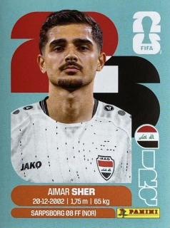 2026 FIFA World Cup Stickers #IRQ15 Aimar Sher