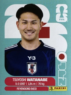 2026 FIFA World Cup Stickers #JPN07 Tsuyoshi Watanabe