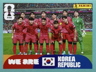 2026 FIFA World Cup Stickers #KOR13 We Are Korea Republic