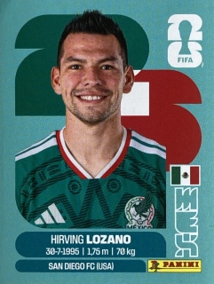 2026 FIFA World Cup Stickers #MEX15 Hirving Lozano