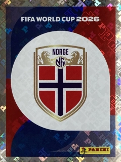 2026 FIFA World Cup Stickers #NOR01 Team Logo - FOIL