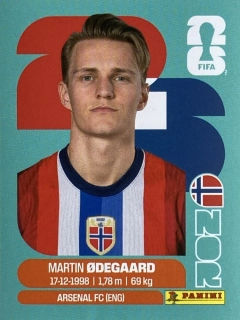 2026 FIFA World Cup Stickers #NOR10 Martin Ødegaard