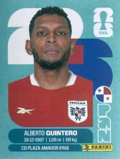 2026 FIFA World Cup Stickers #PAN20 Alberto Quintero
