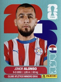 2026 FIFA World Cup Stickers #PAR08 Júnior Alonso
