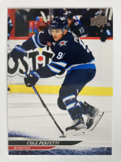 2024-25 UD Series 1 #197 Cole Perfetti