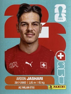 2026 FIFA World Cup Stickers #SUI14 Ardon Jashari