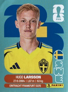 2026 FIFA World Cup Stickers #SWE09 Hugo Larsson