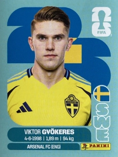 2026 FIFA World Cup Stickers #SWE20 Viktor Gyökeres