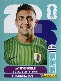 2026 FIFA World Cup Stickers #URU03 Santiago Mele