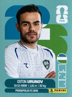 2026 FIFA World Cup Stickers #UZB17 Oston Urunov