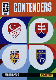 2026 FIFA World Cup #516 Turkey / Romania / Slovakia / Kosovo - CONTENDERS