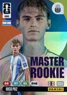 2026 FIFA World Cup #608 Nico Paz - MASTER ROOKIE [Argentina]