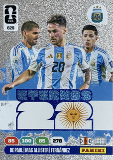 2026 FIFA World Cup #629 De Paul / Mac Allister / Fernández - ETERNOS 22 [Argentina]
