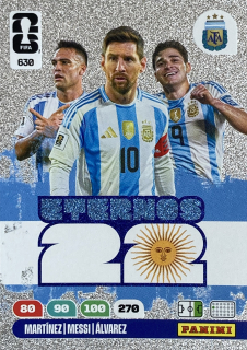 2026 FIFA World Cup #630 Martínez / Messi / Álvarez - ETERNOS 22 [Argentina]