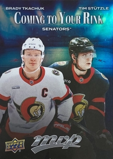 2025-26 MVP #CR-20 Brady Tkachuk / Tim Stützle  - COMING TO YOUR RINK