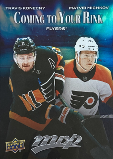 2025-26 MVP #CR-21 Travis Konecny / Matvei Michkov  - COMING TO YOUR RINK